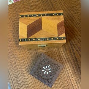 Wooden Trinket Boxes